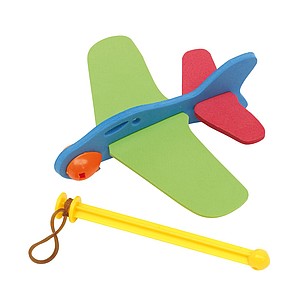 4 piece aeroplane "Sky hopper" for building together,colour green, red, blue