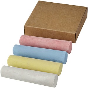 4-piece chalk set natural box