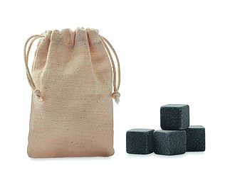 4 stone ice cubes inpouch