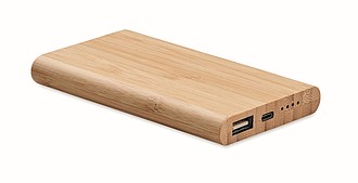 4000 mAh Bamboo power bank