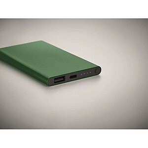 4000 mAh Power Bank Type C, dark green