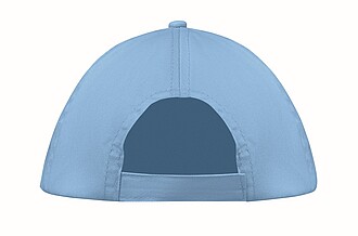 5 panel baseball cap, baby blue
