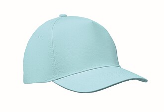 5 panel baseball cap, baby blue