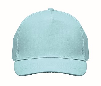 5 panel baseball cap, baby blue