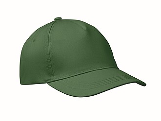 5 panel baseball cap, dark green