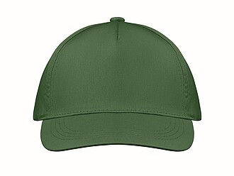 5 panel baseball cap, dark green