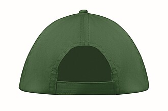 5 panel baseball cap, dark green