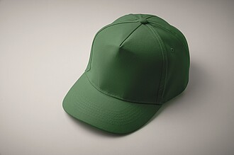5 panel baseball cap, dark green