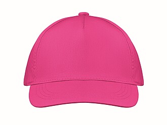 5 panel baseball cap, fuchsia