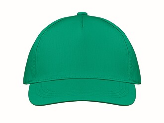 5 panel baseball cap, green