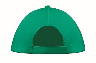 5 panel baseball cap, green