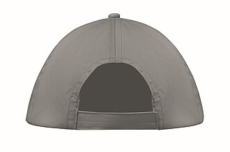 5 panel baseball cap, grey