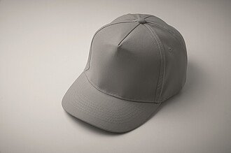 5 panel baseball cap, grey