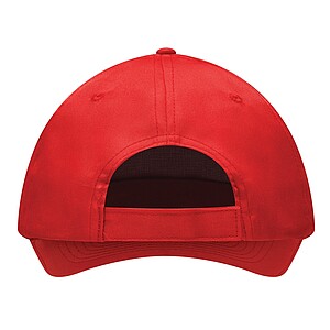 5-panel baseball cap, red