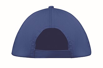 5 panel baseball cap, royal blue