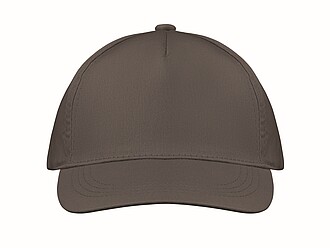 5 panel baseball cap, stone grey