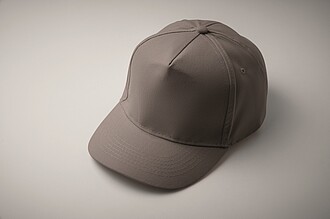 5 panel baseball cap, stone grey