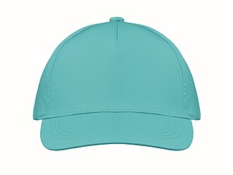 5 panel baseball cap, turquoise