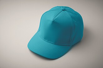 5 panel baseball cap, turquoise