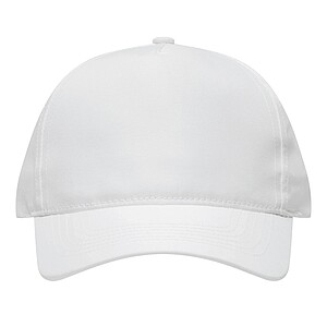 5-panel baseball cap, white