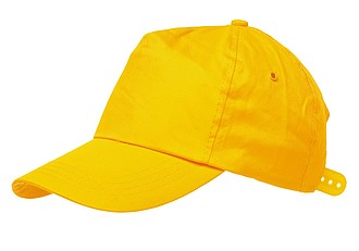 5 panel cap "Racing",colour yellow