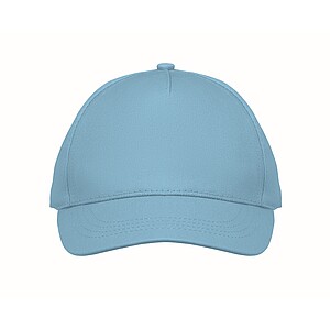 5 panel kids baseball cap, baby blue
