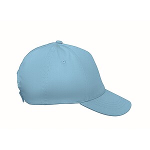 5 panel kids baseball cap, baby blue