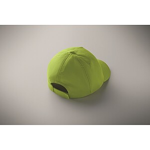5 panel kids baseball cap, lime