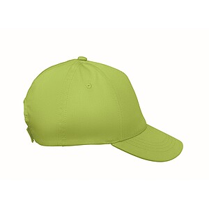 5 panel kids baseball cap, lime