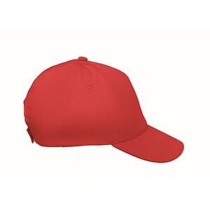 5 panel kids baseball cap, red