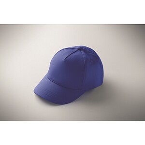 5 panel kids baseball cap, royal blue