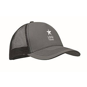 5 panel trucker cap, stone grey