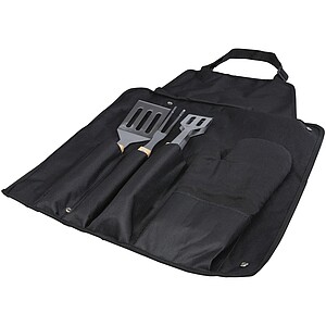 5-piece barbecue set, black