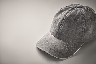 6 panel baseball cap 265 gr/m2, grey