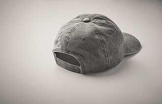 6 panel baseball cap 265 gr/m2, grey