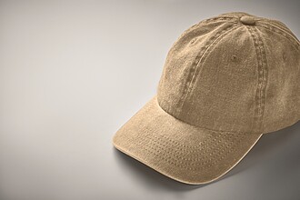 6 panel baseball cap 265 gr/m2, khaki