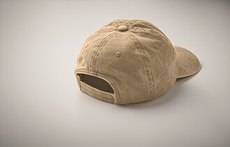 6 panel baseball cap 265 gr/m2, khaki