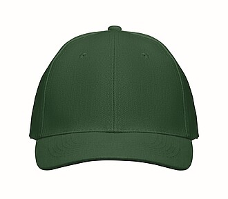 6 panel baseball cap, dark green