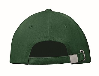 6 panel baseball cap, dark green