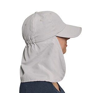 6-panel baseball cap, grey