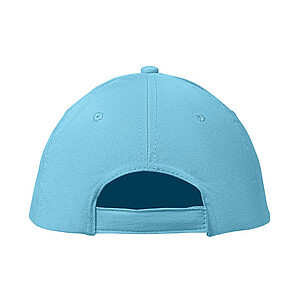 6 panels baseball cap, baby blue