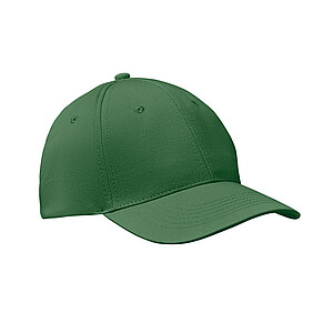 6 panels baseball cap, dark green