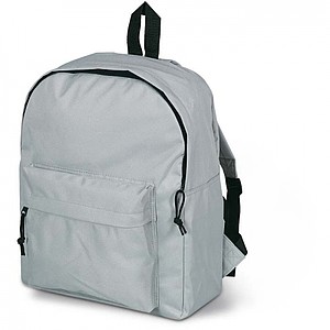 600D polyester backpack, grey