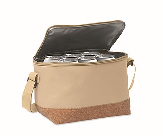600D RPET cooler bag, khaki