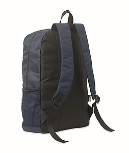 600D RPET polyester backpack, french navy