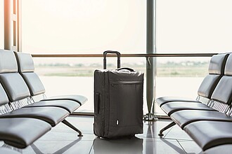 600D RPET polyester soft side trolley.