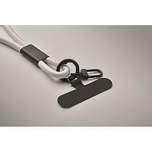 60W charging and data lanyard, white