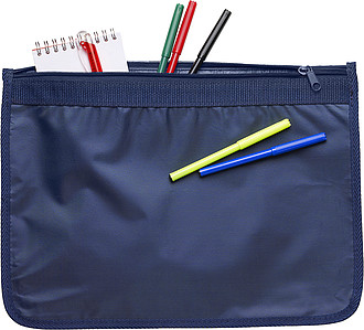 A4 nylon document bag Blue