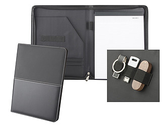 A4 zipped document folder