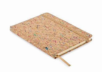 A5 cork coloured notebook, beige